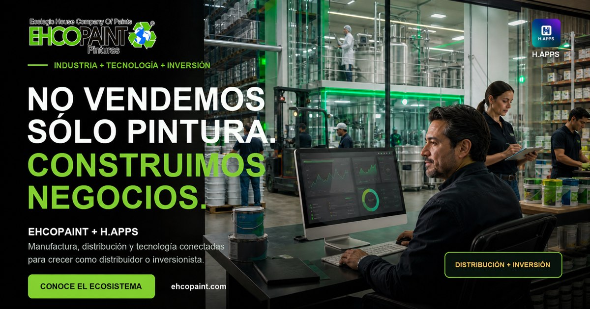 EHCOPAINT y H.APPS conectan manufactura, distribución y tecnología