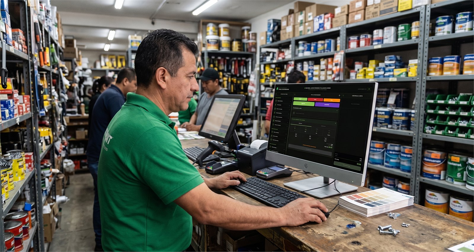 Distribuidor opera su ferretería desde el sistema EHCOPAINT
